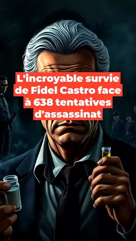 Saviez-vous qu'un homme a survécu à 638 tentatives d'assassinat ? Pourquoi tant d'échecs ?  #Mystère #Histoire #FidelCastro #CIA #Insolite 