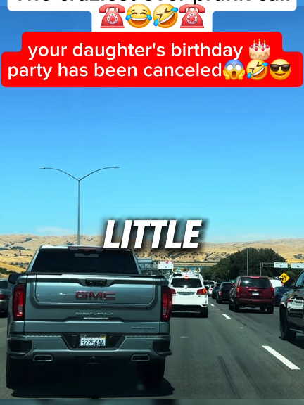your daughter's birthday 🎂 party has been canceled 😱😎😜 Credits: @The Jubal Show  #funny #brookeandjubal #radiocall #prankcall #prank #funnyy #fyp 