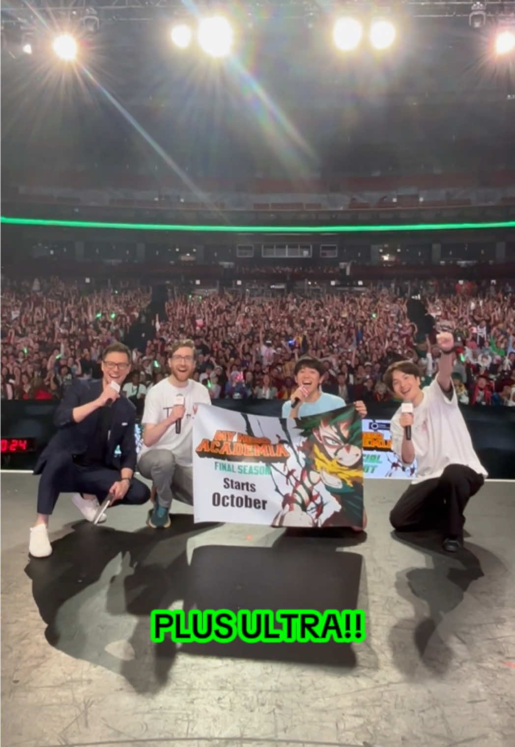 PLUS ULTRA! 🔥Thank you to everyone who attended our #AX2025 panel.While the panel may be over, don’t forget to stop by the TOHO animation booth. #mha #myheroacademia #anime #animetiktok #animeexpo 