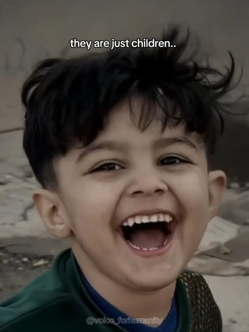 Children in Gaza 💔they are just children.. #humanity #gaza #children 