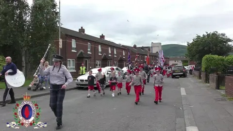 Sons Of Ulster Shankill Flute Band on parade on Saturday 5th July 2025 for the annual Trevor King Memorial Parade 