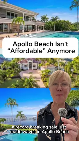 $4.6M record-breaking waterfront sale in Apollo Beach. The luxury shift is real. #ApolloBeachRealEstate #FloridaLuxuryHomes #WaterfrontLiving #TampaBayHomes #RecordHomeSale #TampaRealtor #LuxuryLifestyle