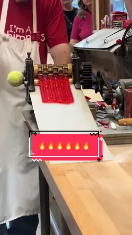 Just another Red Hot video🔥🔥 #fyp #fyppp #satisfyingvideo #viral #candy #candystore #candytok #trending #schimpffsconfectionery #schimpffs #candymaker #chocolate #familybusiness #SmallBusiness #indiana #jeffersonville #hardcandy #cinnamon #july #redhot #cinnamonredhots 