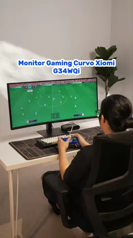 Potencia tu experiencia gamer con el monitor Xiomi de 34 pulgadas 😎💙 #dasmitecperu #monitor #xiomi #gamer 