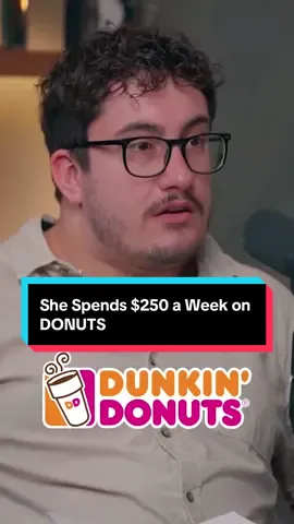 She Spends $250 a Week on DONUTS #genz #dunkin #financialaudit  