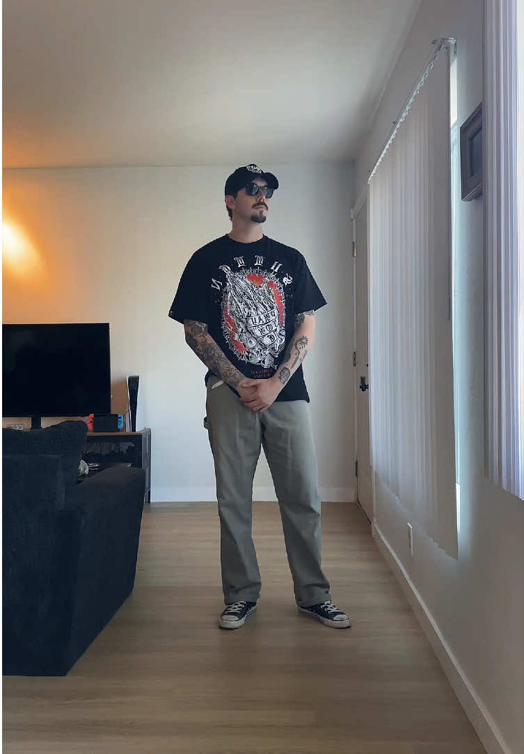 Little fit check for ya #OOTD #fyp #tattoos #hc #alt #fitcheck #sd #clothes #fit 