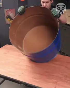 Turning a Barrel Into a Pizza Oven! #goviralvideo #fyp #viral_video 