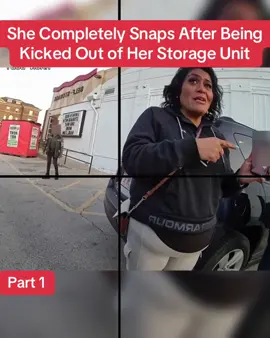She Completely Snaps After Being Kicked Out of Her Storage Unit #cops #police #policeofficer #copsusa🚔🇺🇸 #foryou 