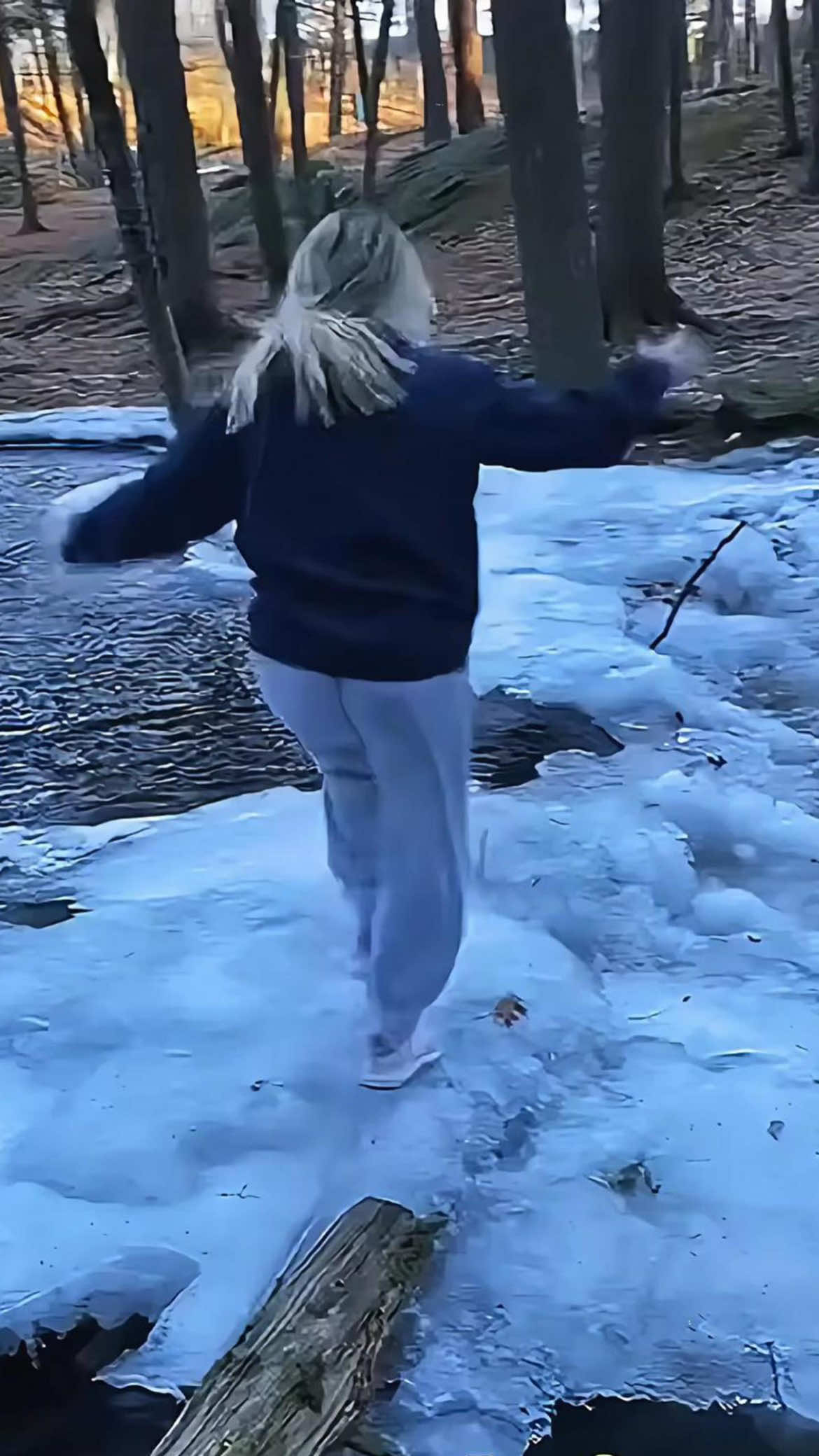 Beware of icy roads #satisfying #ice #asmr #oddlysatisfying #fyp 