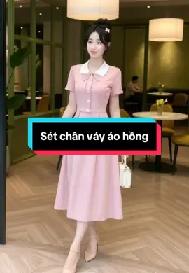 Sét chân váy áo Hồng thanh lịch và sang trọng #trend #xuhướng #viral #thoitrang #thoitrangnu #model #xuhuongtiktok  @PhuongLinhshop 