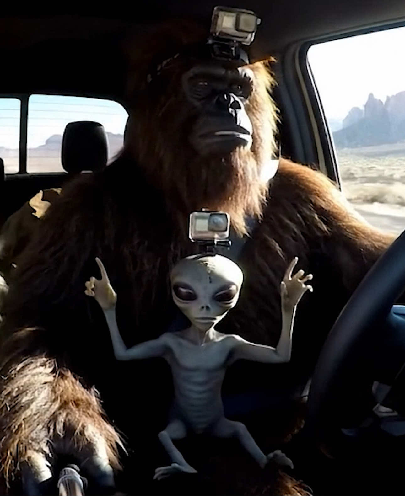 We finally found the little green guy 👽 #bigfoot #bigfootvlog #area51 #alien 