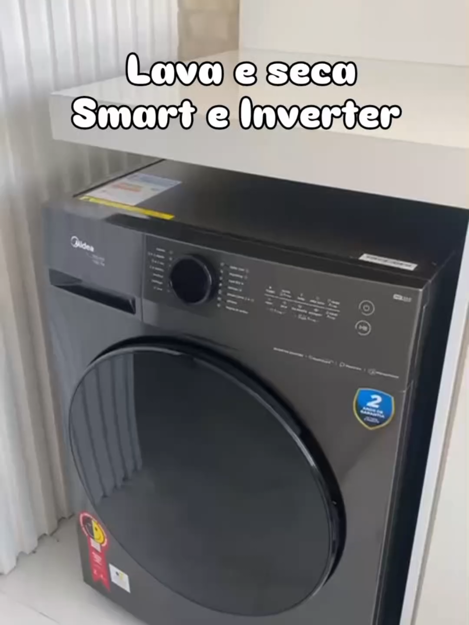 Lava e seca inverter e Smart da Midea! #lavaeseca #lavadora #midea 