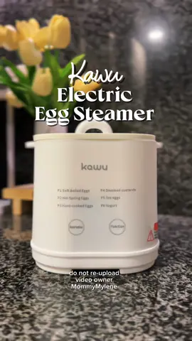 ELECTRIC EGG STEAMER from KAWU #steamer  #electricsteamer #electriccooker #eggsteamer #kawueggcooker #portablecooker #spacesaver #kitchenfinds #MomsofTikTok 