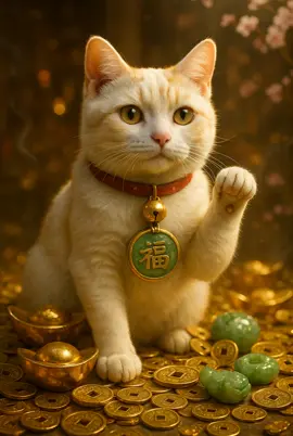 Live Wallpaper Charm: like, follow and switch on your notifications to receive blessings everyday.  #LuckyCat  #FortuneCat   #CatLovers #blessed #goodluck #wealth 