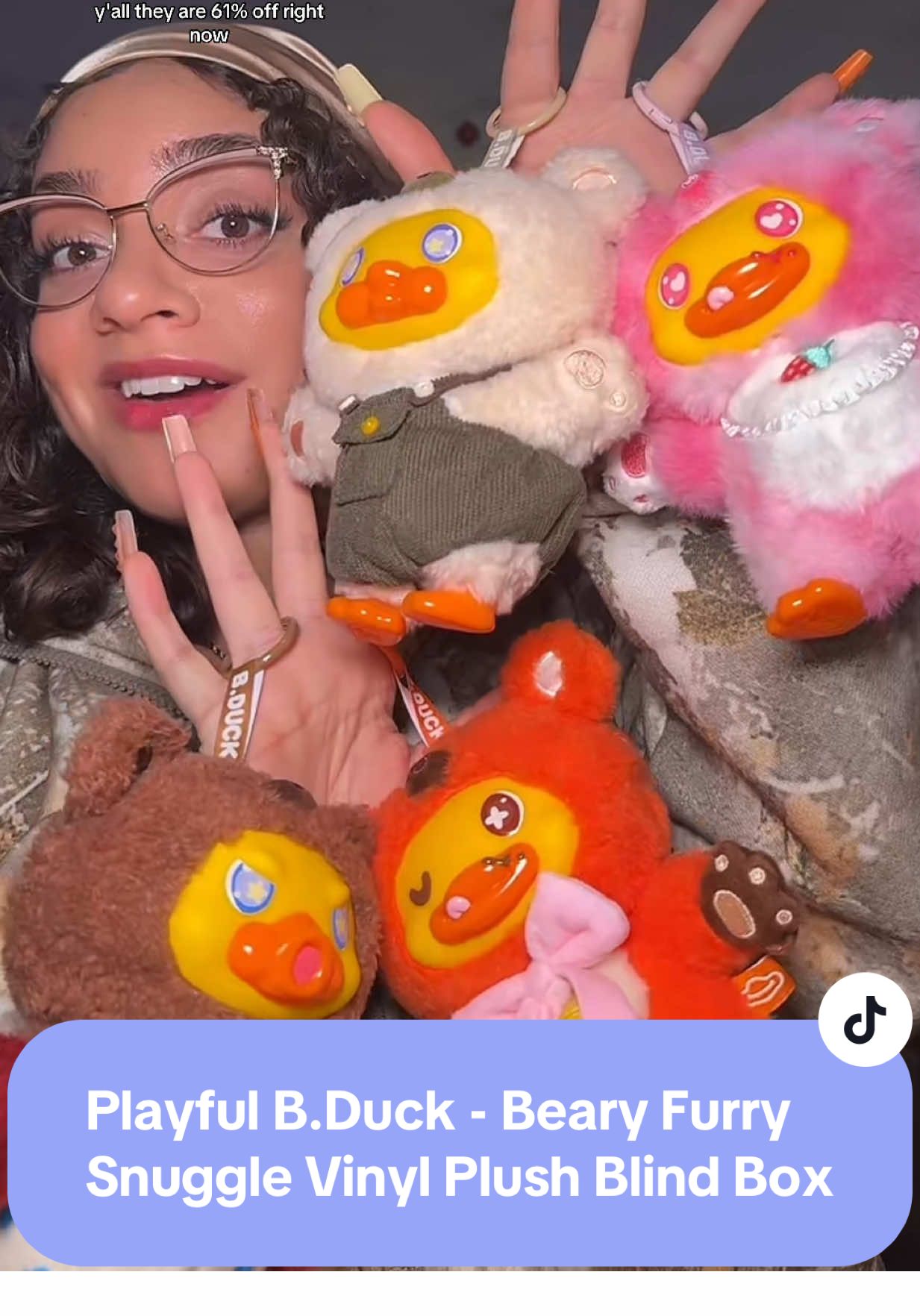 POV: you open one and instantly want the whole squad 😭🧸 this B.Duck blind box plush is TOO cute and it’s 61% off right now!! @BDUCK_FUNNY  #blindbox #mysterybox #bduck #plushie #kawaiiplush #labubu #collectibletoys #dopaminetreat #flashsale #tiktokshopfinds #tiktokmademebuyit #CapCut @B.Duck US #tiktokshop #blindboxes #plushblindbox #spotlightfinds #blindboxopening #TikTokShopCreatorPicks #fypシ゚viral #tiktokshoprestock #trending #viral #foryou #dealsforyoudays #tiktokshopsummerturnup #tiktokshopunboxing #ttslevelup#SuperBrandDayDFYD B.Duck Snuggle Bear Vinyl Plush Blind Box, Mystery Box