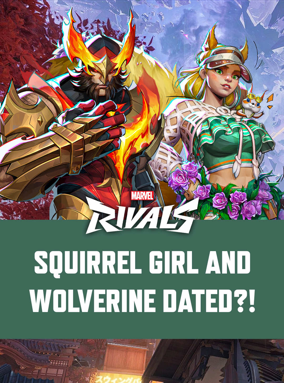 Wolverine and Squirrel Girl dated?! 🤯 #marvelrivals #marvelrivalspartners #hellfiregala
