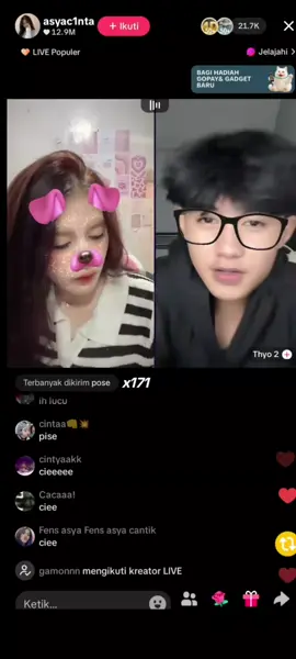 mentahannya #mentahanvideo #thyo #asya #fypシ 