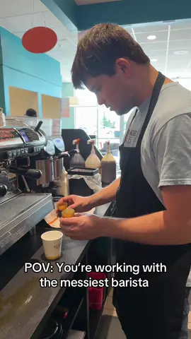 There’s always one…🫣  #biggbycoffee #fyp #trending #foryoupage #barista 