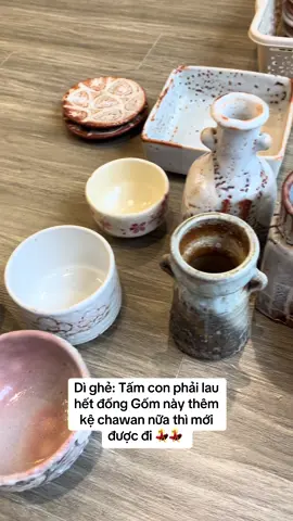 Chơi Gốm lười nhất cứ vài tuần lại mang ra lau lau chùi chùi 😄  #chawan #viral #pottery #gốmsứnhật #wabisabi 