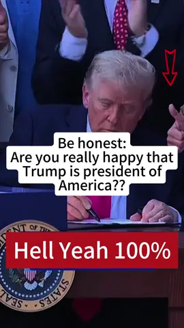 Are you really happy that Trump is President of America??#usa🇺🇸 #donaldtrump #president #support #maga #america 