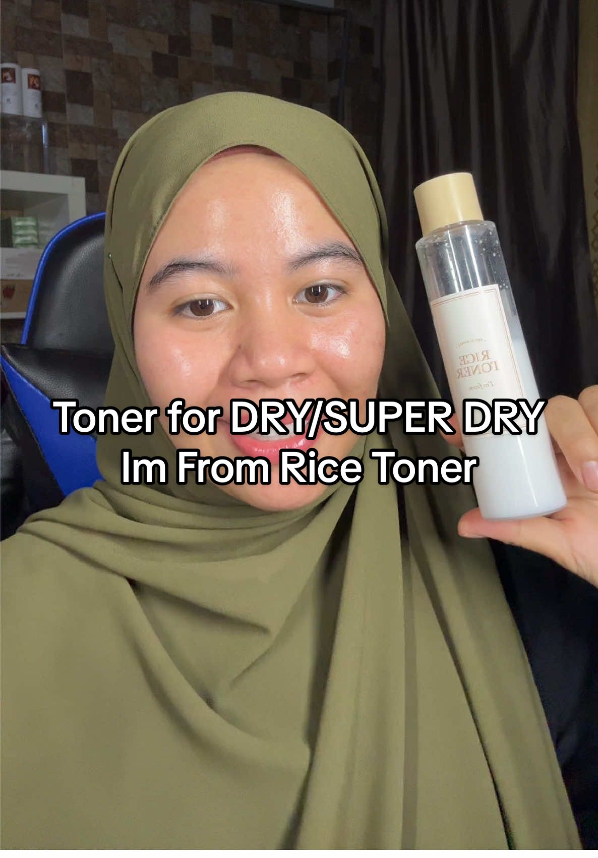 Toner for Dry/super dry skin! my mom like this toner very muchh! 🩷 Im from Rice Toner @I’m From Malaysia 
