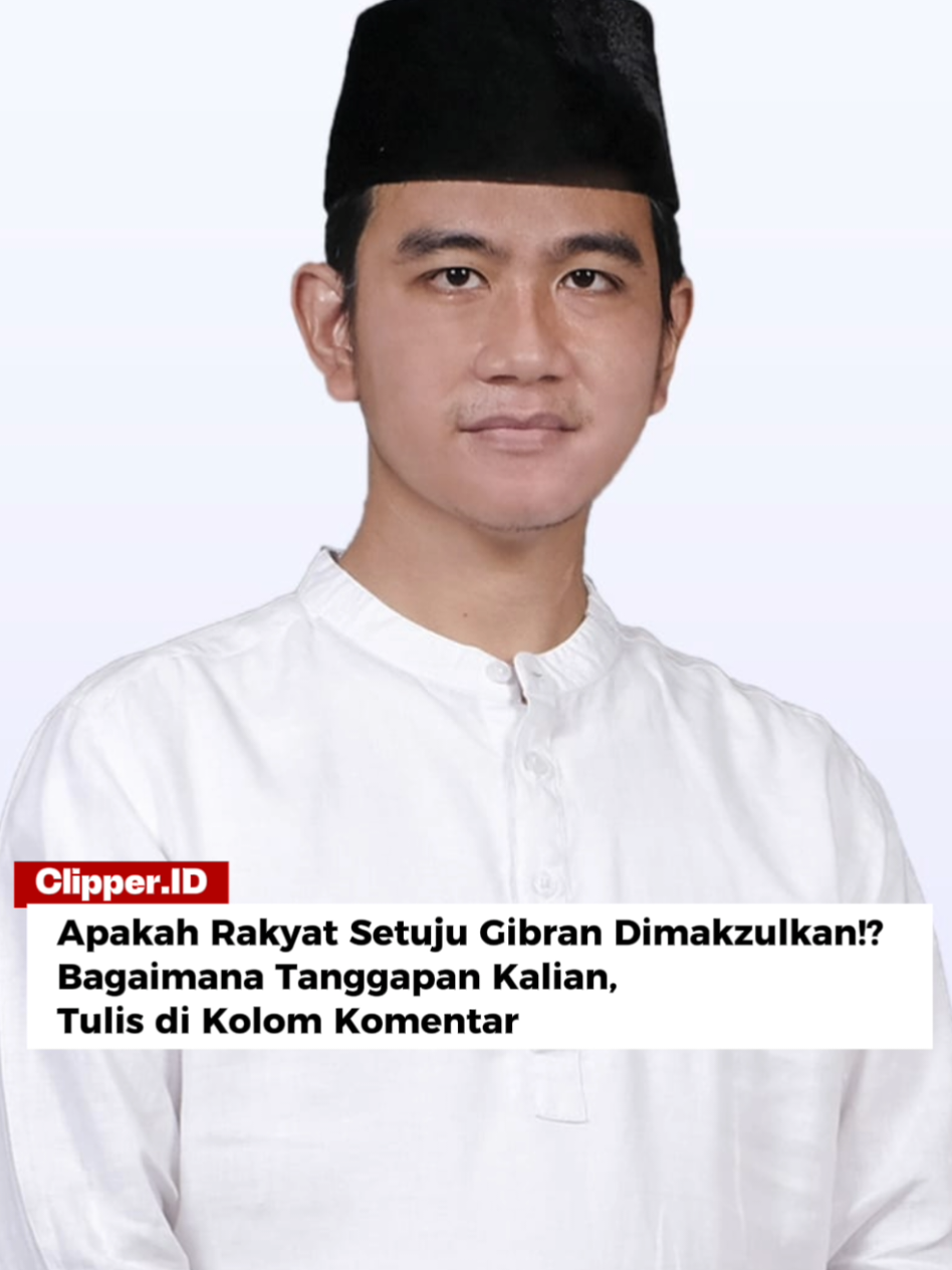 Wakil Presiden dan juga anak muda apakah pantas untuk dimakzulkan? Bagaimana tanggapan rakyat Indonesia? Tulis di kolom komentar #jokowi #prabowo #gibranrakabuming #viralvideo #fyp #beritaviral 