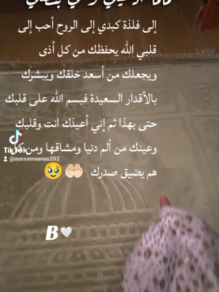 ماما أدعيلي ونتي بتصلي #B#اللهم#أمين#يارب❤️ #paratiiiii #foryouu 
