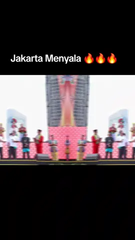 Jakarta Menyala Lestarikan Seni dan Budaya..  #bunderanhi #jakarta #seni #budaya #betawi 