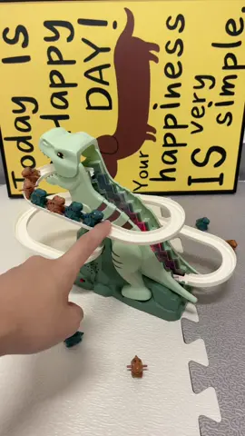 Children's favorite electric track toy, with a very handsome dinosaur shape#toy #toys #childrentoys #interestingtoy #tiktokshop #tracktoy #dealsforyoudays 