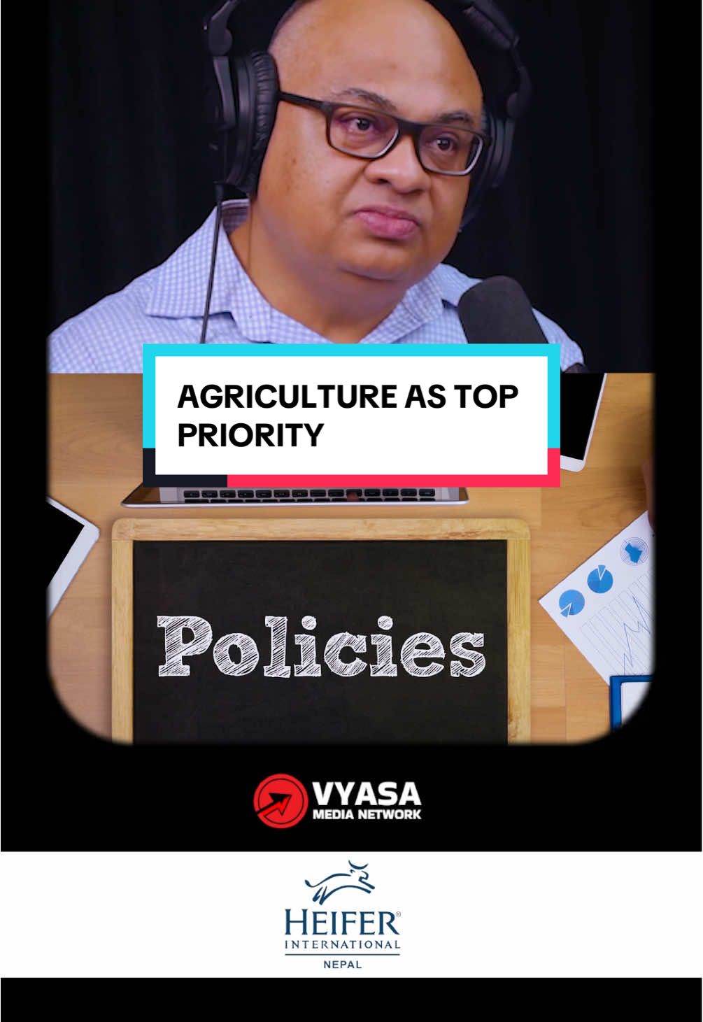 In a country where most rely on agriculture, why isn’t it treated as a top priority? #vyasamedinetwork #onairwithsanjay #SupportFarmers #NepalPolicy #AgriReform  #heifernepal #nepalipodcast #LearnOnTikTok #podtalk