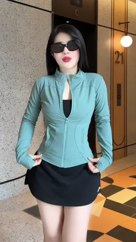 Áo khóac cổ nữ chất thun lạnh #aokhoacnu #thoitrangnu #xuhuong 