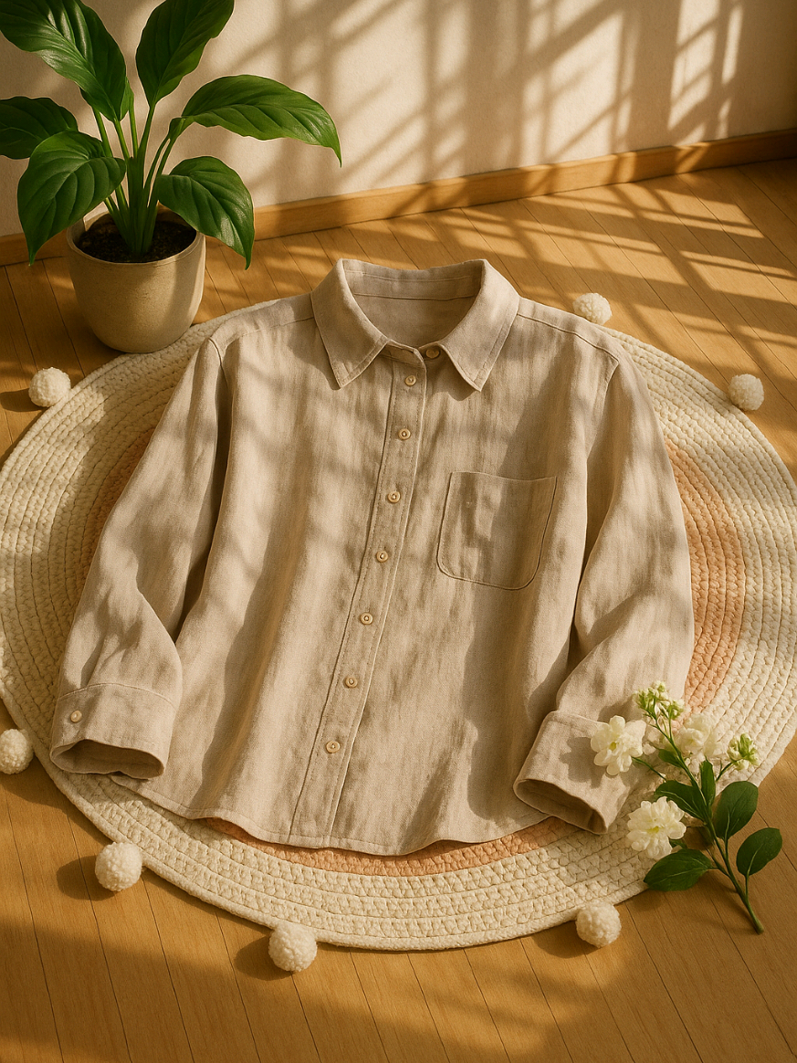 Kemeja Linen Wanita JANE Blus Wanita Kekinian Lengan panjang #kemeja #kemejawanita #kemejalinen #kemejawanita #atasanwanita 