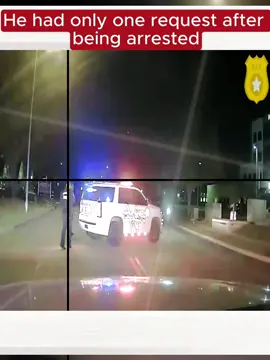 he had only one request after being arrested #cops #copsoftiktok 