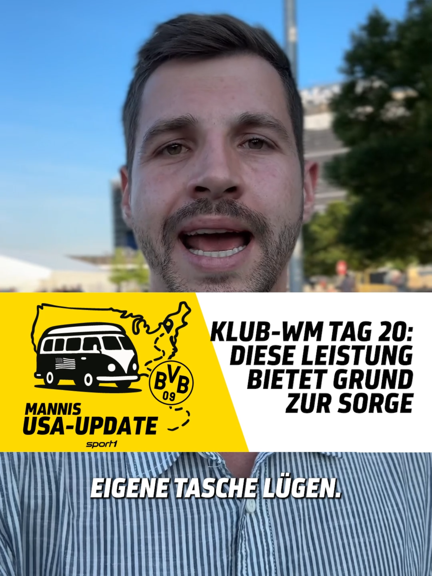 Das Ausscheiden des BVB bedeutet leider auch: Unser Reporter Manni zeigt uns ein letztes Mal exklusive Einblicke hinter die Kulissen der Klub-WM. 😥 Wie hat euch die Serie gefallen? 🤔 #sport1 #sport1news #klubwm #mannisupdate #bvb #fußball