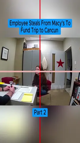 Employee Steals From Macy's To Fund Trip to Cancun #cops #copsoftiktok 