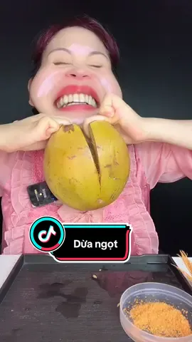 Mukbang dừa ngọt #viral #thinhhanh #xuhuong #xuhuongtiktok #review #asmrvideo #mukbang #duangot 