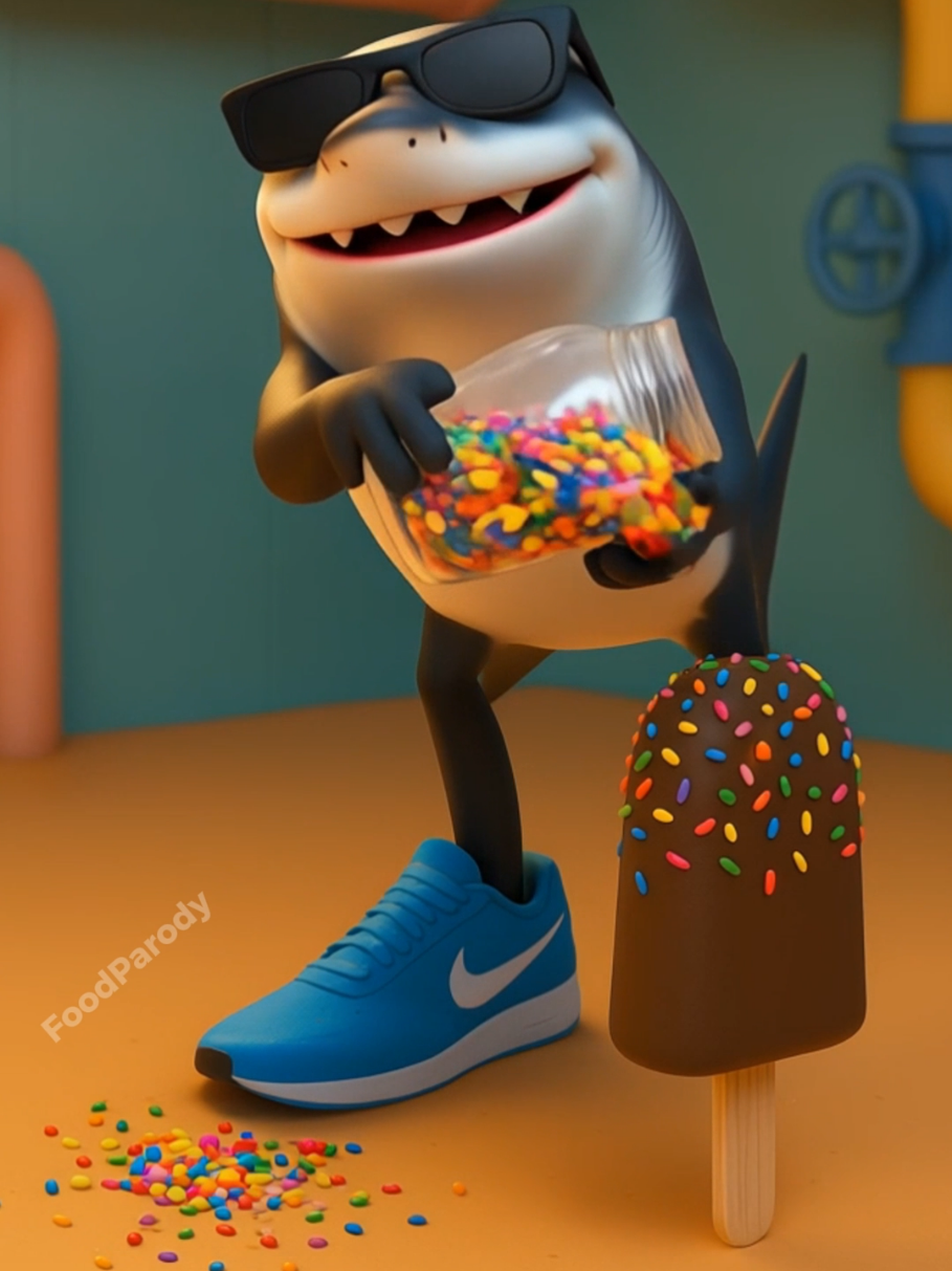 choco icecream whith tralalero tralala @Food Parody #funny #foodparody 