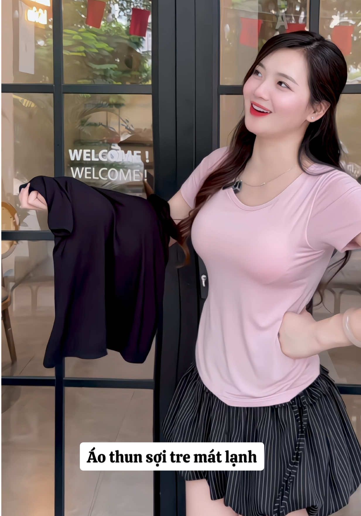 Áo thun sợi tre mát lạnh #aothun #mat #aothunnu #aothunkieu 