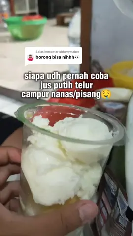 Membalas @ohheyymahesputih telur di jus?? ada yg pernah coba juga?🤤 #putihtelurtangerang #putihtelur #puteggtgr 