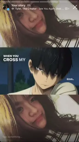 this trend with our bfs 🙌 @leen. ✧ #haikyuu #kageyama #tsukishima #kageyamatobio #tsukishimakei #volleyball #anime #instagram #trend #crush #real #relatable #fyp 