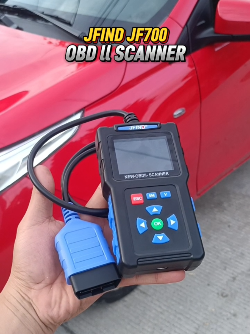 JFIND JF700 OBDll Scanner For Car Diagnostics. Check engine ba? You must have this🔥. #jfindjf700 #scanner #car #obd2 #checkengine #durable #portable #affordable #musthave #carscanner #carowners #diagnose #repair #fyp #trending 
