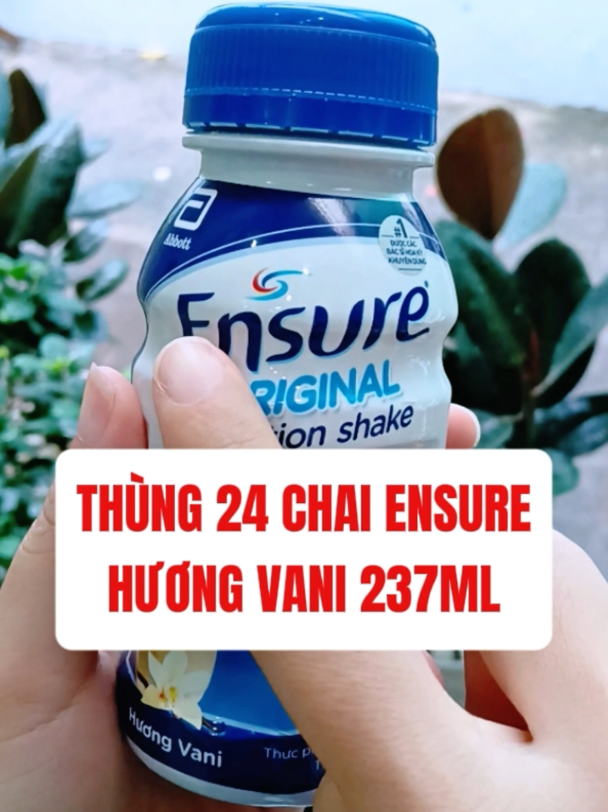 Thùng 24 chai ensure nước Hương vani 237ml. #ensure #ensureoriginal #mengaday #tabimmenga #tiktokshop #xuhuong #xuhuongtiktok 