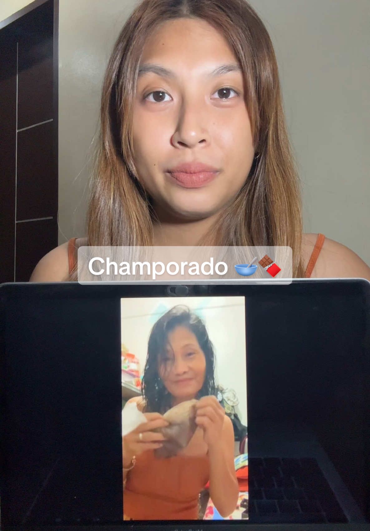Sakto, maulan. Perpuk ang champorado!! 🍫🥣 #champorado #melanie @MELANIE 🔥🥥 #laptopdub #calumpagpatrise #patrise 