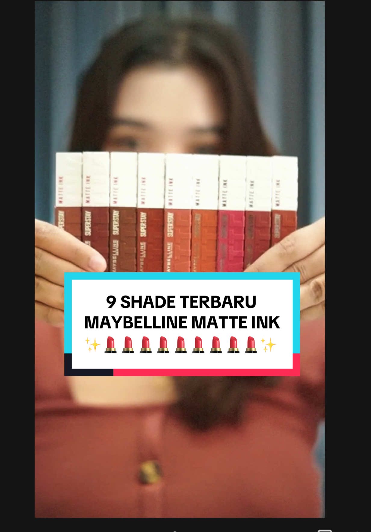 Membalas @mon Maybelline Matte Ink Shade Terbaru jam 8 sudah bisa di co payment di keranjang kuning✨ @Maybelline Indonesia  . . . #cumamatteinkyangbisa #wearemaybelline #maybellinesuperstay #lipmatte #maybellinematteink 
