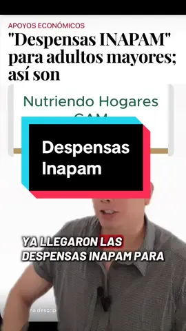 Despensas del INAPAM? A quién y cómo obtenerlas #adultomayor #abuelos #pensionados #terceraedad #cdmx 