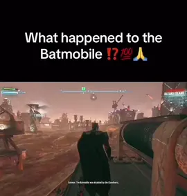 What happened to the Batmobile #batman #toffeeclips #symbol #arkhamknight #brucewayne #villian #arkham #knight #effects #game #kevinconroy #alfred #fyp #batmobile 