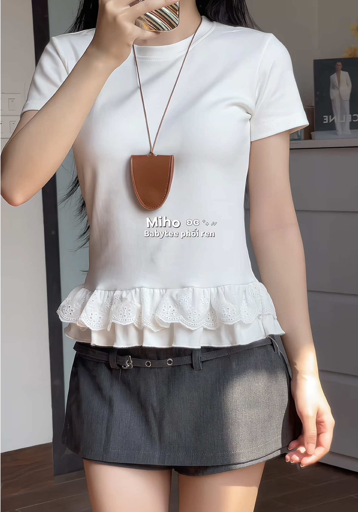 My outfit basic nhưng vẫn xinh iu ✨💫 #xuhuongtiktok #viraltiktok #outfitideas #tipphoido #macdepmoingay #mihohouse 