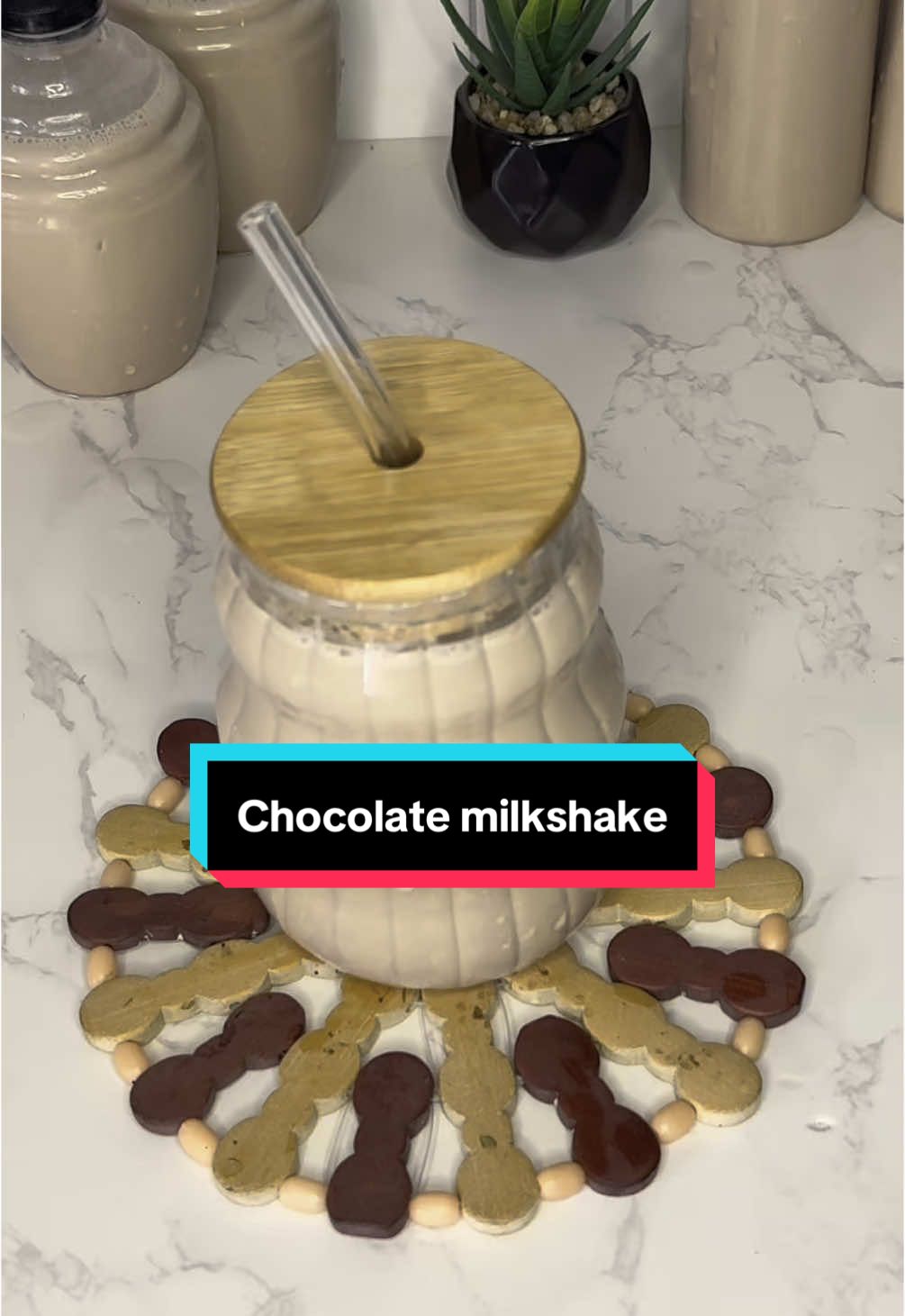 Yadda ake yin chocolate milkshake #CapCut #milkshake 