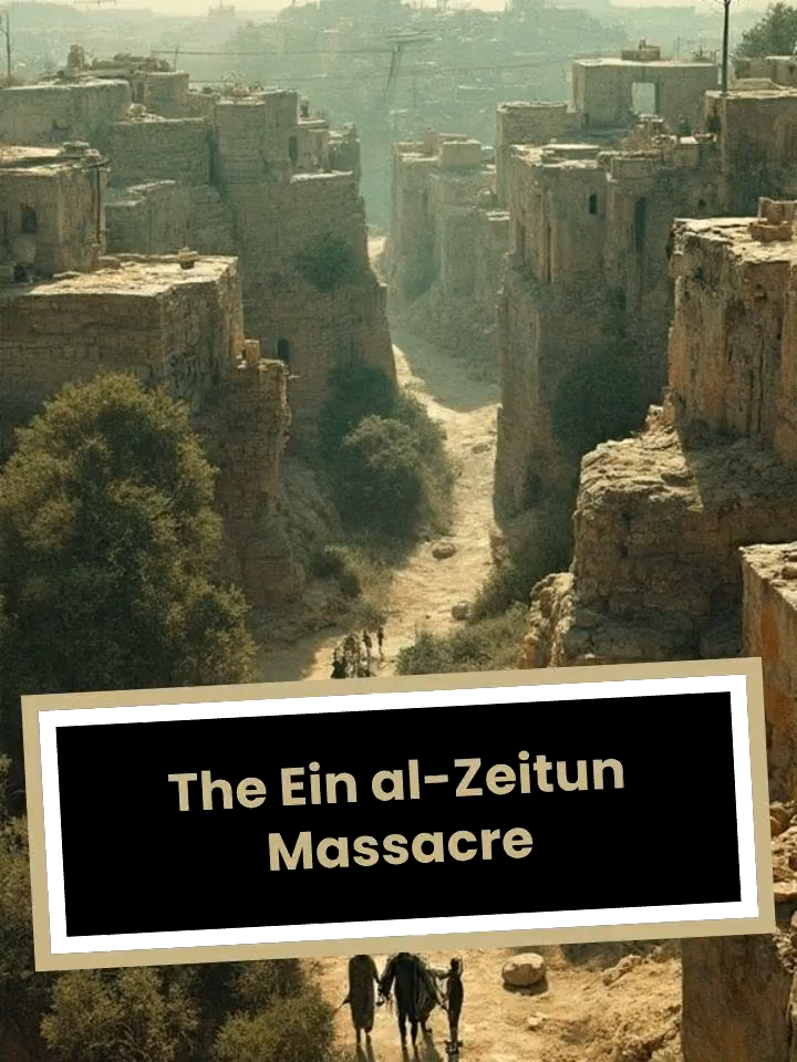 the Ein Al Zeitun Massacre#fyp #foryoupage #palestine #palestineforever #iran #israel #politicaltiktok #palestinelivesmatter #savepalestine #palestinewillbefree #palestineunderattack #freepalestine #TikTokTrends