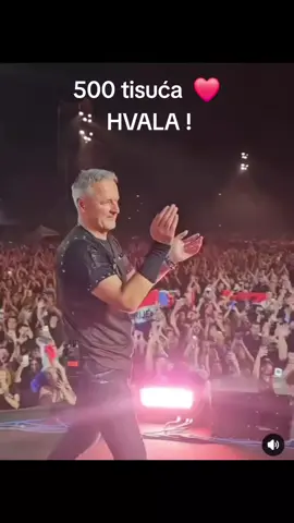 500 tisuća  ❤️  HVALA !#hipodromzagreb #mpt #markoperkovićthompson #hipodrom #zagreb2025 